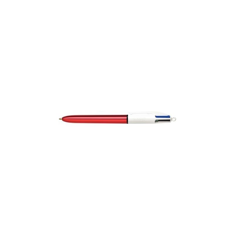 Achetez Stylo bille 4 couleurs shine rouge 982877 BIC pas cher sur Ma Rentrée Scolaire