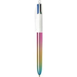 Achetez Stylo bille 4 couleurs gradient rose clair 511034 BIC pas cher sur Ma Rentrée Scolaire