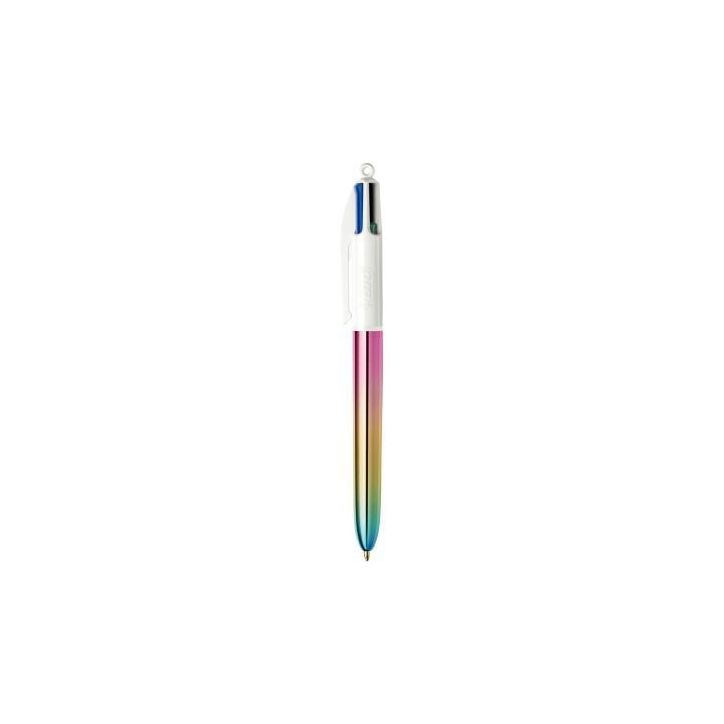 Stylo bille 4 couleurs gradient rose clair 511034 BIC