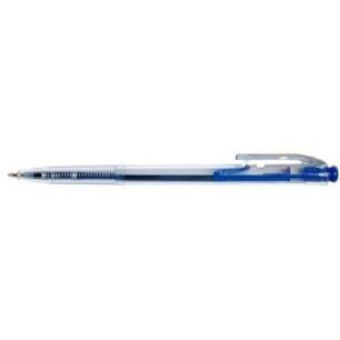 Achetez Stylo corps transparent rétractable bleu KB170400 BLUE pas cher sur Ma Rentrée Scolaire