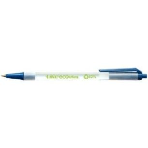Achetez BIC Clic Stic ECOlutions Stylos-Bille Rétractables Pointe Moyenne (1,0 mm) - Bleu pas cher ..