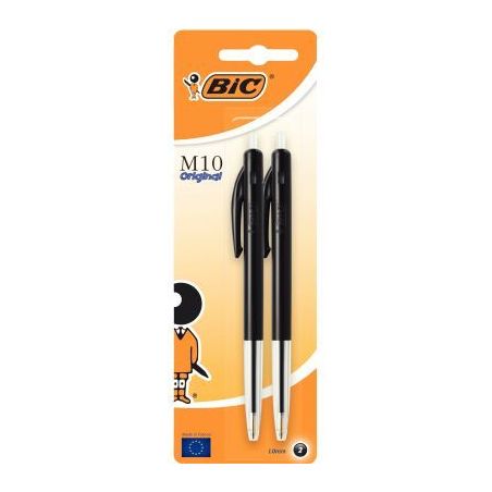 Achetez Blister de 2 stylos bille M10 noirs 802063 M10 BIC pas cher sur Ma Rentrée Scolaire