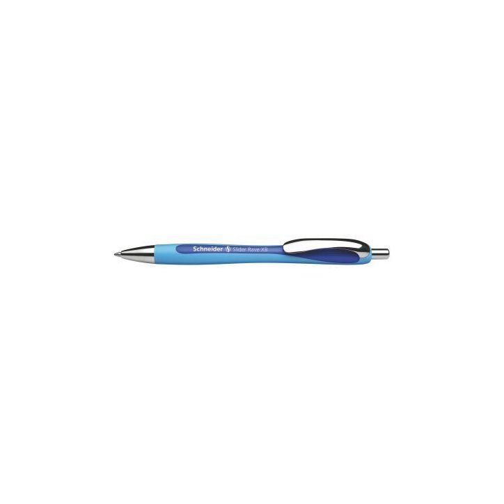 Stylo bille Slider Rave rétractable bleu 132503 SLIDER SCHNEIDER