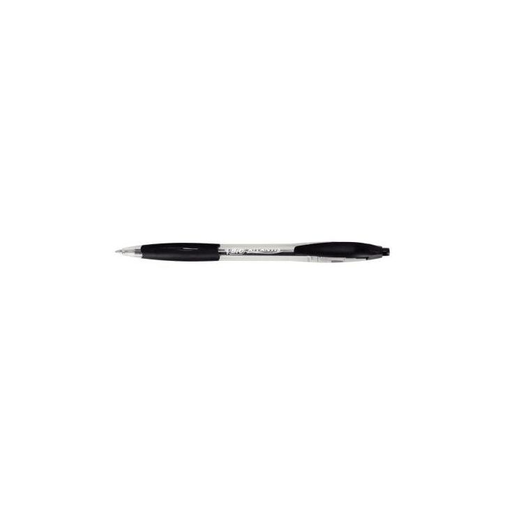 BIC Atlantis Classic Stylos-Bille Rétractables Pointe Moyenne (1,0 mm) - Noir