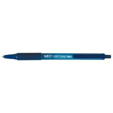 Achetez Stylo bille Soft Feel pointe moyenne rétractable bleu 837398 BIC pas cher sur Ma Rentrée S..