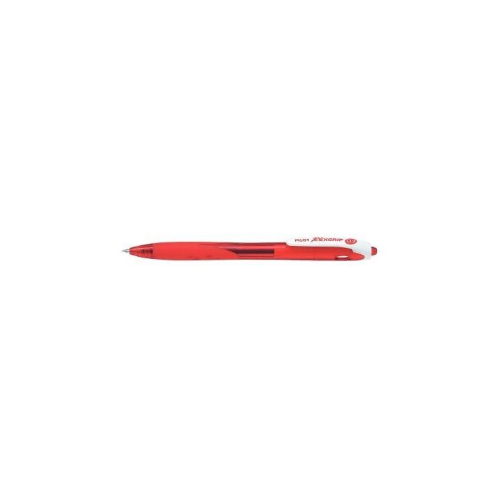 PILOT Stylo bille rétractable moyen REXGRIP BEGREEN Rouge