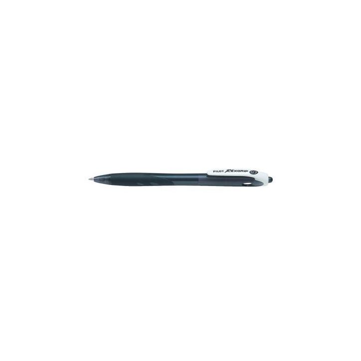 PILOT Stylo bille rétractable moyen REXGRIP BEGREEN Noir