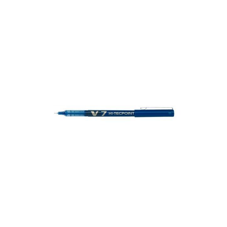 PILOT Stylo Roller pointe tubulaire 0,7 mm encre liquide Bleue HI-TECPOINT BX-V7