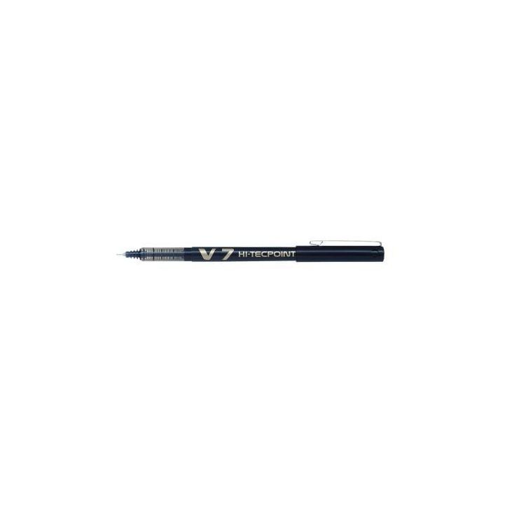 PILOT Stylo Roller pointe tubulaire 0,7 mm encre liquide Noire HI-TECPOINT BX-V7