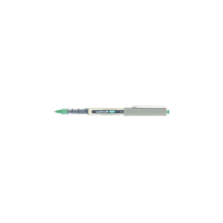 UNI-BALL Stylo Roller pointe métal fine encre liquide Verte UNI-BALL EYE UB 157