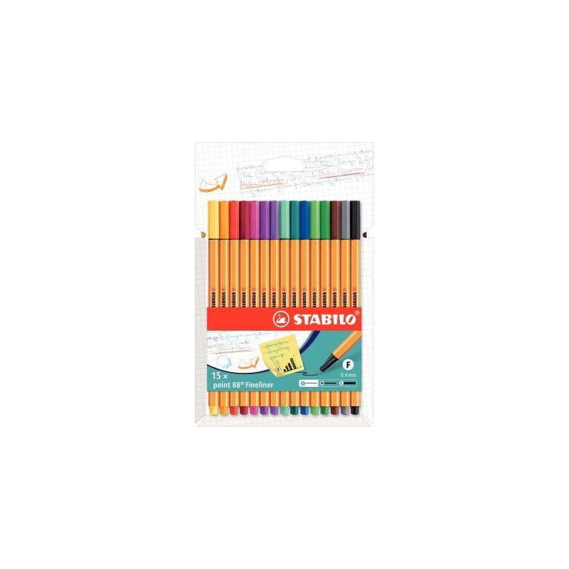 Achetez Pochette de 15 feutres STABILO Point88 pointe fine assortis 8815-4 STABILO pas cher sur Ma R.. Achetez Pochette de 15 feutres STABILO Point88 pointe fine assortis 8815-4 STABILO pas cher sur Ma R..