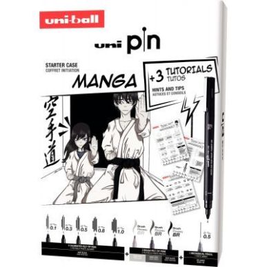 Achetez Coffret dessin Manga Uni-Ball CF PIN/8 002 UNIBALL pas cher sur Ma Rentrée Scolaire