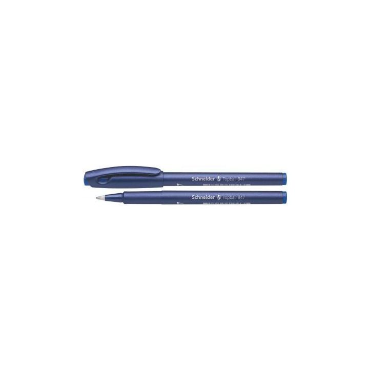 Roller pointe plastique encre liquide 0,5mm bleu 8473