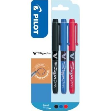 Achetez Blister de 3 feutres VSign Pen assortis 3131910634058 VSIGN PILOT pas cher sur Ma Rentrée S..