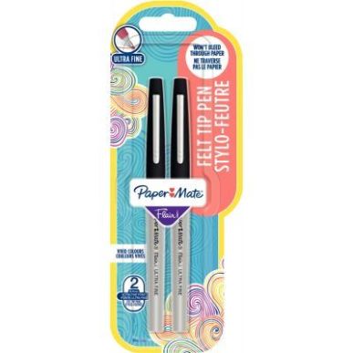 Achetez Blister de 2 feutres Flair noirs 2027080 FLAIR PAPER MATE pas cher sur Ma Rentrée Scolaire