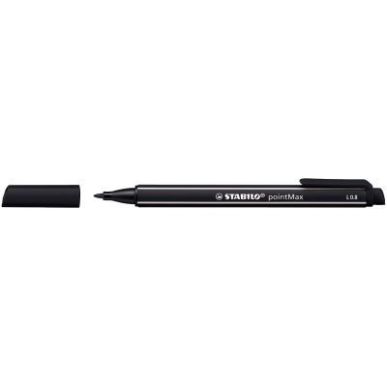 Achetez STABILO pointMax stylo-feutre pointe moyenne (0,8 mm) - Noir pas cher sur Ma Rentrée Scolai..