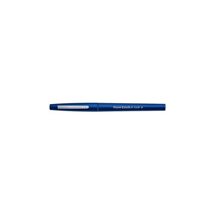PAPERMATE Stylo feutre Flair Original, pointe M Trait 0,7 mm Bleu