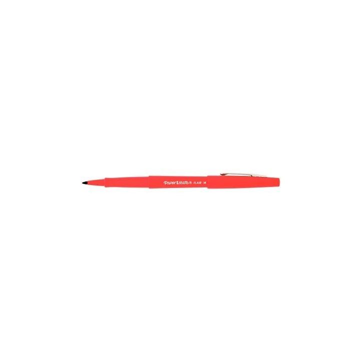 PAPERMATE Stylo feutre Flair Original, pointe M Trait 0,7 mm Rouge