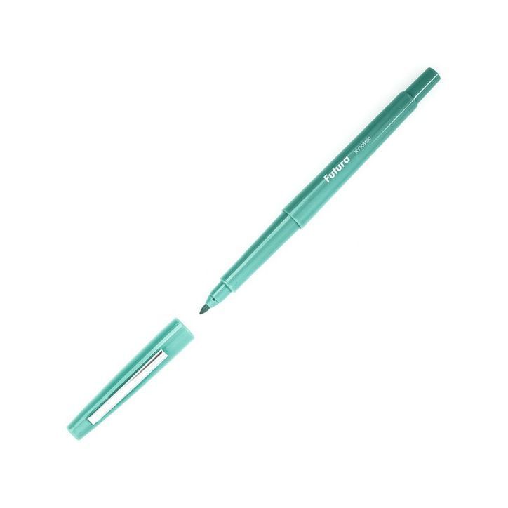 Stylo feutre nylon vert pointe moyenne