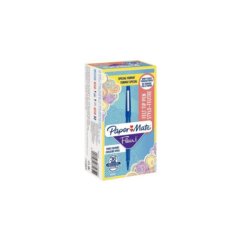 Achetez Pack de 36 stylos flair bleu dont 6 offerts 2077175 PAPER MATE pas cher sur Ma Rentrée Scol..