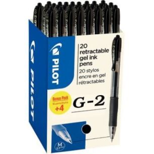 Achetez Ecopack 20 stylos G2 noirs dont 4 offerts 3131910516460 PILOT pas cher sur Ma Rentrée Scola..