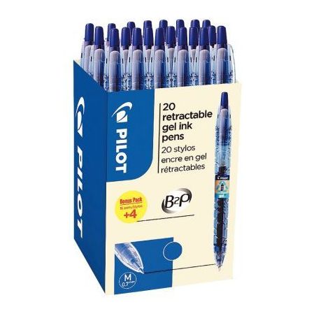 Achetez Ecopack 20 stylos gel B2P bleus dont 4 offerts 3131910520023 PILOT pas cher sur Ma Rentrée ..