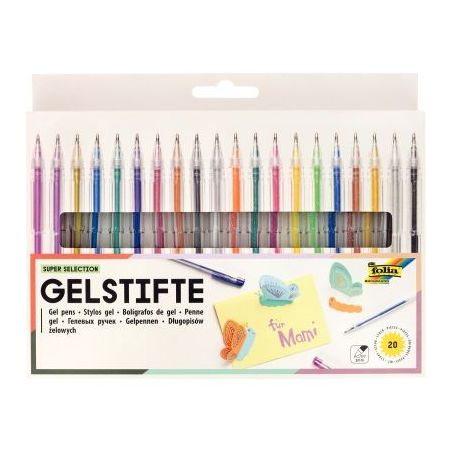 Achetez Pochette de 20 stylos encre gel assortis 1929 pas cher sur Ma Rentrée Scolaire