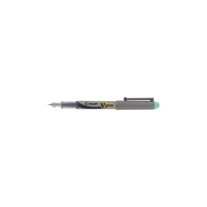 Stylo plume jetable Pilot V-Pen pro vert 4902505281679 PILOT