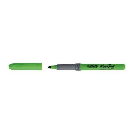 Achetez BIC Highlighter Grip Surligneurs Pointe Biseautée - Vert pas cher sur Ma Rentrée Scolaire