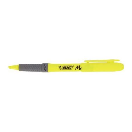 Achetez BIC Highlighter Grip Surligneurs Pointe Biseautée - Jaune pas cher sur Ma Rentrée Scolaire