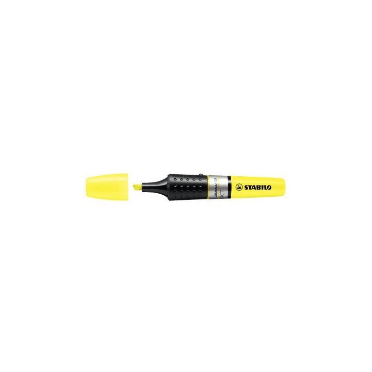 Surligneur Luminator encre liquide fluorescente à niveau visible jaune 71/24 STABILO