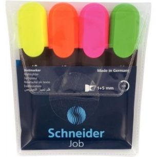 Achetez Pochette de 4 surligneurs Job assortis 1500 SCHNEIDER pas cher sur Ma Rentrée Scolaire