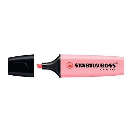 Achetez STABILO BOSS ORIGINAL Pastel surligneur pointe biseautée - Soupçon de rose pas cher sur Ma..