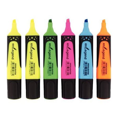 Achetez Pochette de 6 surligneurs grip assortis HL700200-6PCS pas cher sur Ma Rentrée Scolaire