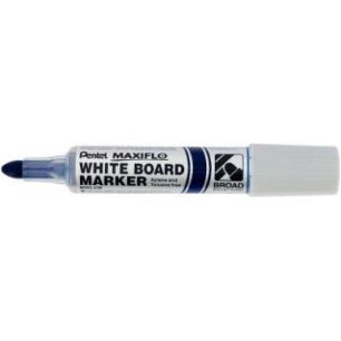 Achetez PENTEL Marqueur effaçable à  sec MAXIFLO pointe ogive extra-large 4 mm. Encre Bleue pas c..