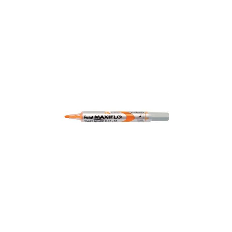 Achetez Marqueur tableau blanc Maxiflo pointe ogive 4mm orange MWL5S-F MAXIFLO PENTEL pas cher sur M..