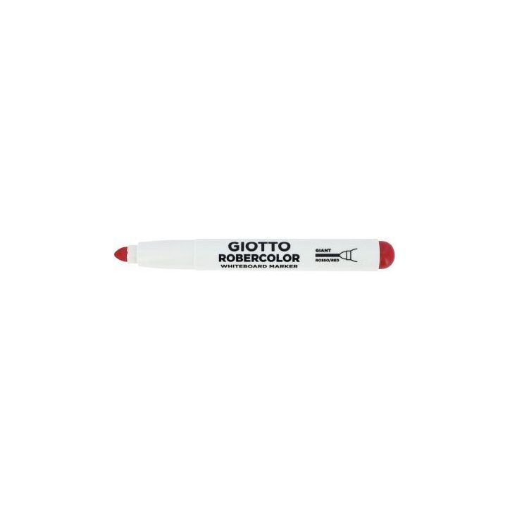 Marqueur tableau blanc pointe biseautée 6,4mm rouge F413602 GIOTTO