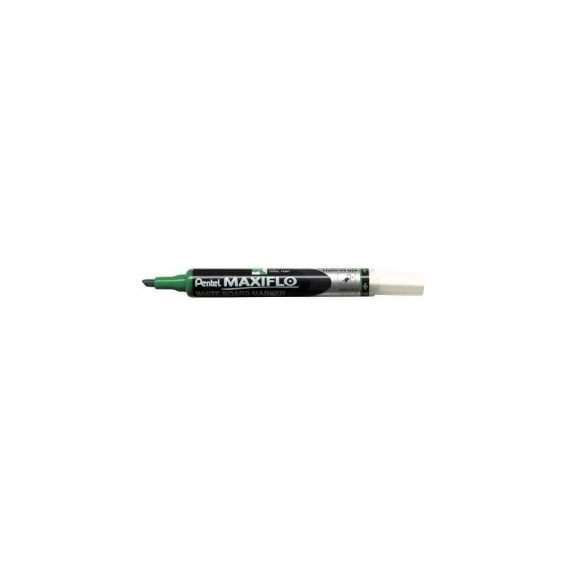 Achetez Marqueur tableau blanc Maxiflo pointe fine biseautée vert MWL6S-D PENTEL pas cher sur Ma Re..