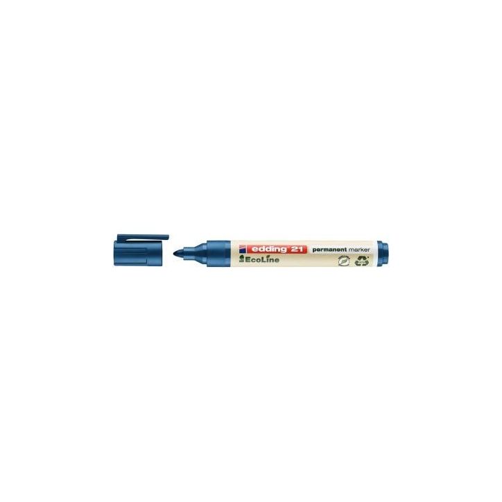 Marqueur permanent Ecoline ogive bleu 4-21003 EDDING