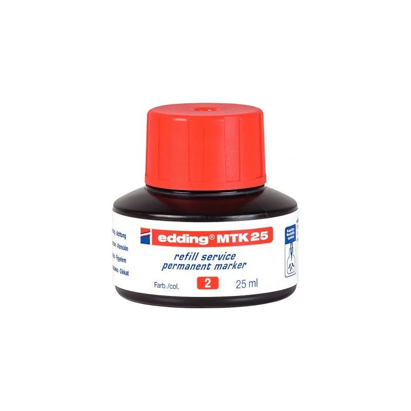 Achetez Flacon recharge marqueur permanent rouge 4-MTK25002 EDDING pas cher sur Ma Rentrée Scolaire Achetez Flacon recharge marqueur permanent rouge 4-MTK25002 EDDING pas cher sur Ma Rentrée Scolaire