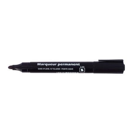 Achetez Marqueur permanent pointe ogive 3mm noir 28208 pas cher sur Ma Rentrée Scolaire