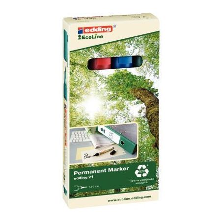 Achetez Marqueur permanent Ecoline ogive assorti 4-21-4 EDDING pas cher sur Ma Rentrée Scolaire