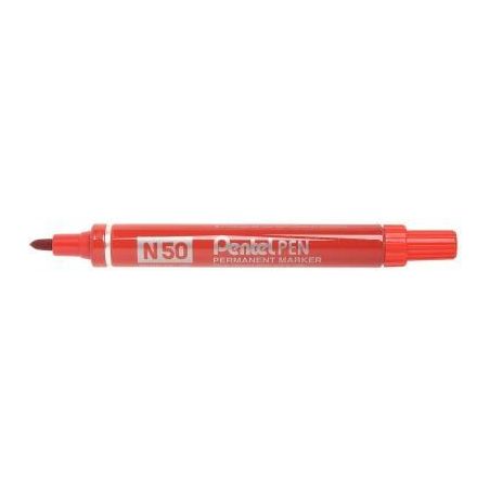 Achetez Marqueur permanent pointe ogive base alcool rouge N50-B PENTEL pas cher sur Ma Rentrée Scol..