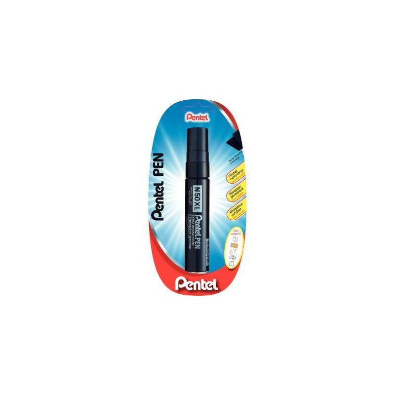 Achetez Blister de 1 marqueur permanent N50XL noir 935101 PENTEL pas cher sur Ma Rentrée Scolaire