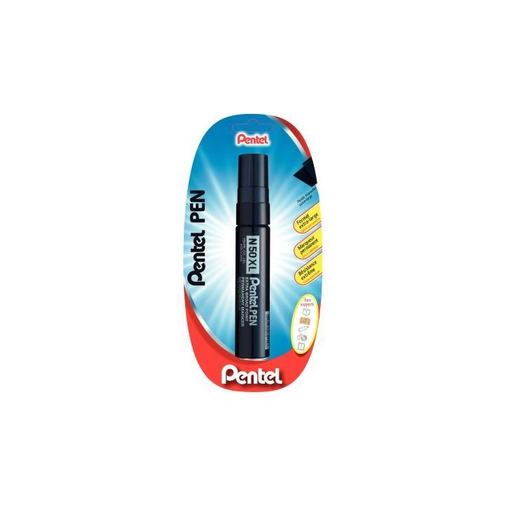 Blister de 1 marqueur permanent N50XL noir 935101 PENTEL
