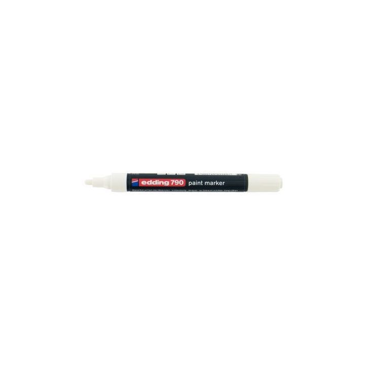 Marqueur peinture permanente E 790 pointe ogive blanc 4185049 EDDING