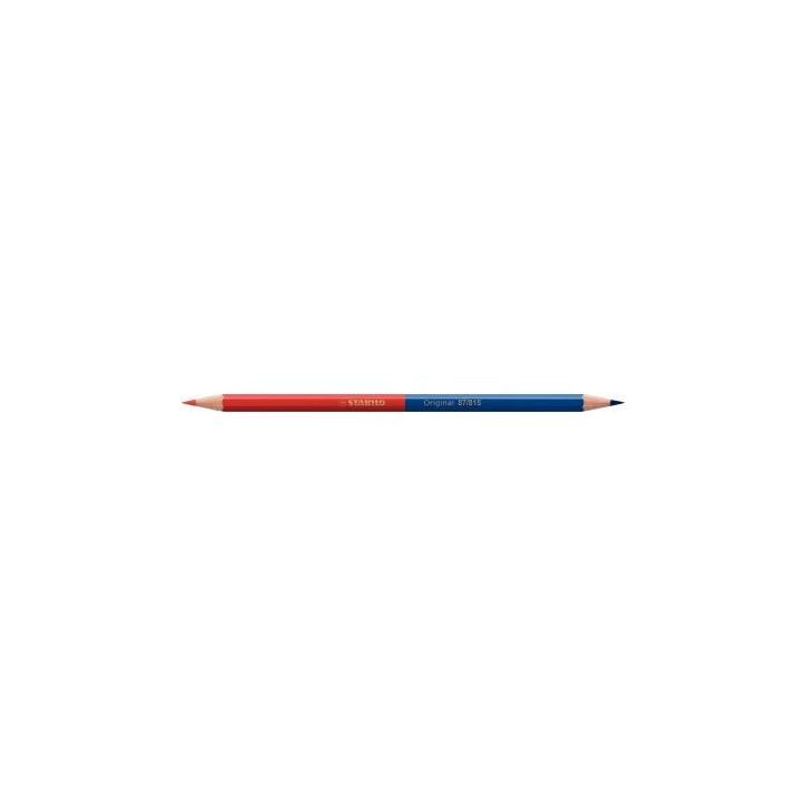 Crayon télévision bleu et rouge 87/815 STABILO