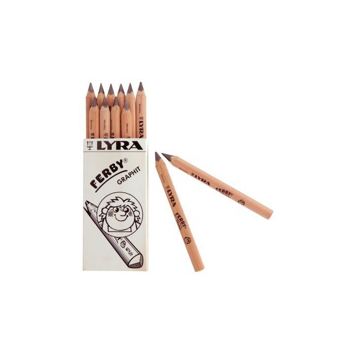 Boîte de 12 crayons graphite Ferby triangulaire 12 cm L1810101 LYRA