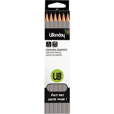 Achetez Boîte de 12 crayons graphite ordinaires HB FEC100642 JPC pas cher sur Ma Rentrée Scolaire