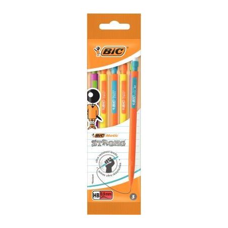 Achetez Blister de 5 portemines Matic Strong 0,9mm assotis 892273 BIC pas cher sur Ma Rentrée Scola..
